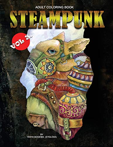 Book Cover Adult coloring book: Steampunk