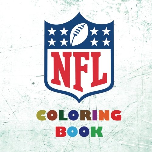 Book Cover NFL Coloring Book (2017-2018): All 32 NFL American Football team logos to color - Super childrens birthday gift / present idea.