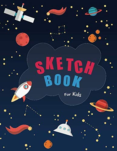 Book Cover Sketch book for kids: Blank Paper for Drawing - 110 Pages ( 8.5