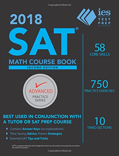Book Cover 2018 SAT Math Course Book (Advanced Practice)
