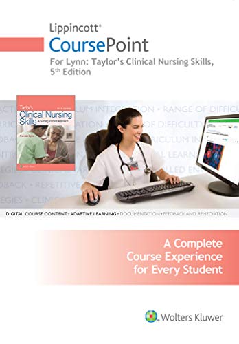 Book Cover Lippincott CoursePoint for Taylor's Clinical Nursing Skills