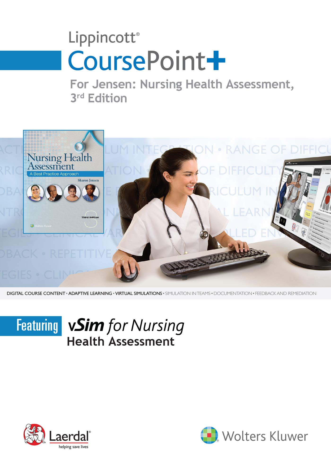 Book Cover Lippincott CoursePoint+ for Jensen's Nursing Health Assessment: A Best Practice Approach