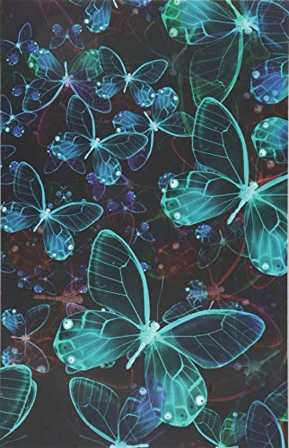 Book Cover Journal: Luminescent Butterflies: Lined Journal, 120 Pages, 5.5 x 8.5, Butterflies, Soft Cover, Matte Finish (Butterfly Journals)