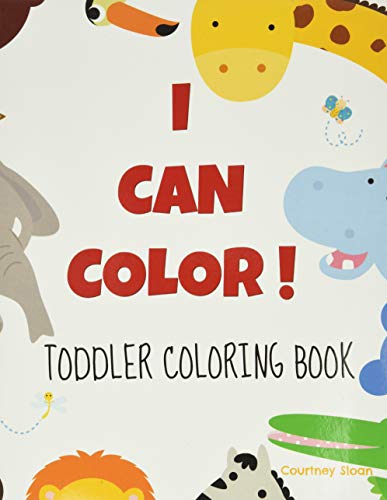Book Cover I Can Color: Toddler Coloring Book
