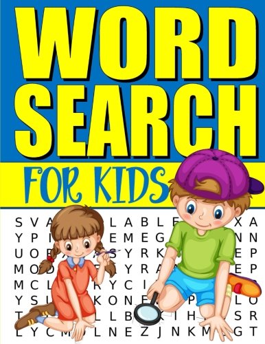 Book Cover Word Search For Kids: 50 Easy Large Print Word Find Puzzles for Kids: Jumbo Word Search Puzzle Book (8.5