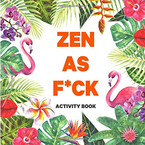 Book Cover Zen as fck Activity Book