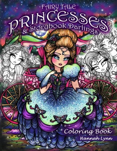 Book Cover Fairy Tale Princesses & Storybook Darlings Coloring Book