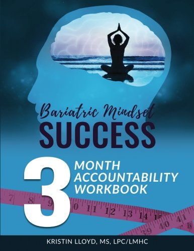 Book Cover Bariatric Mindset Success: 3-Month Accountability Workbook: (black & white version)