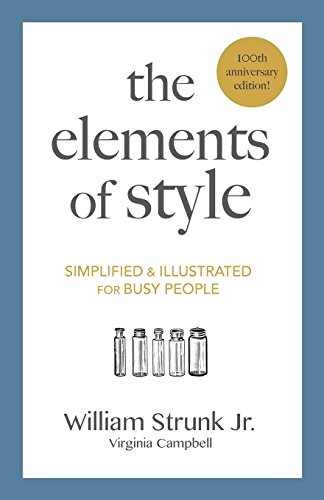 Book Cover The Elements of Style: Simplified and Illustrated for Busy People