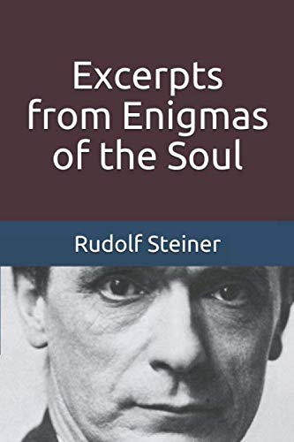 Book Cover Excerpts from Enigmas of the Soul (Introductions to Anthroposophy)