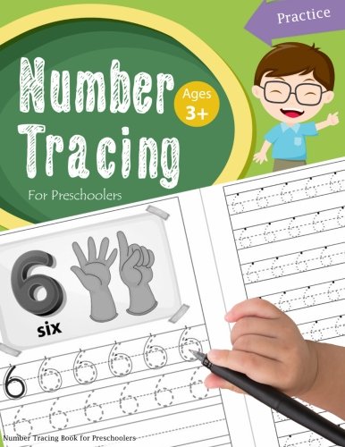 Book Cover Number Tracing Book for Preschoolers: Number tracing books for kids ages 3-5,Number tracing workbook,Number Writing Practice Book,Number Tracing Book. Learning the easy Maths for kids (Volume 2)