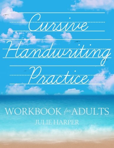 Book Cover Cursive Handwriting Practice Workbook for Adults