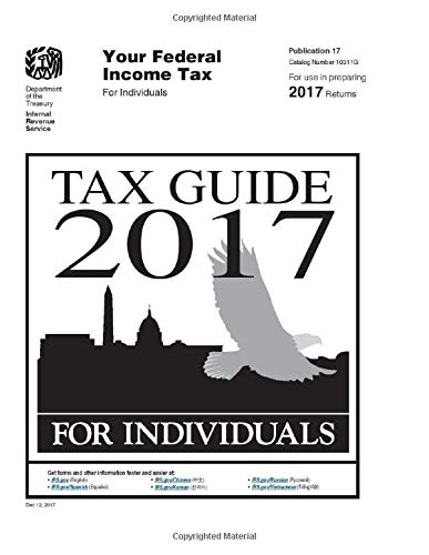 Book Cover Tax Guide 2017 for Individuals: Publication 17