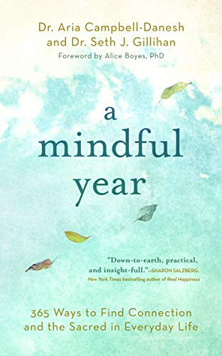 Book Cover A Mindful Year: 365 Ways to Find Connection and the Sacred in Everyday Life