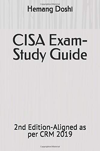Book Cover CISA Exam-Study Guide by Hemang Doshi
