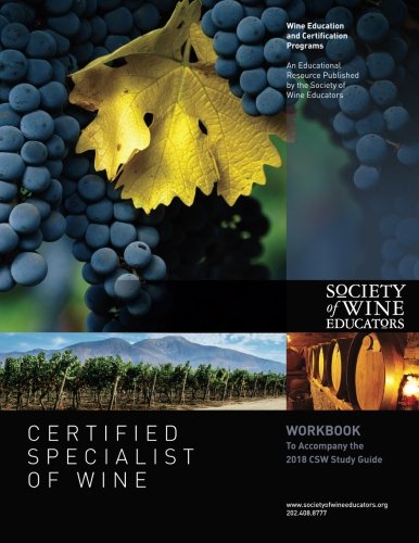 Book Cover 2018 Certified Specialist of Wine Workbook