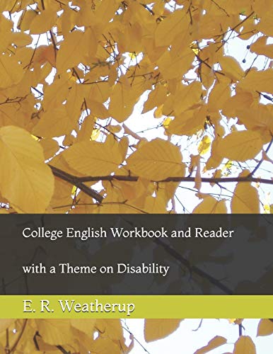 Book Cover College English Workbook and Reader: with a Theme on Disability