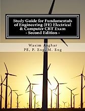 Book Cover Study Guide for Fundamentals of Engineering (FE) Electrical & Computer CBT Exam: Practice over 500 solved problems with detailed solutions including Alternative-Item Types