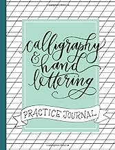 Book Cover Calligraphy and Hand Lettering Practice Journal: Alphabet, Dot Grid and Lined Guide Practice Sheets Workbook
