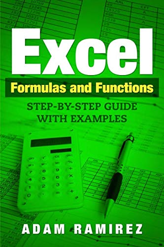 Book Cover Excel Formulas and Functions: Step-By-Step Guide with Examples