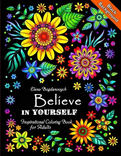 Book Cover Believe in Yourself Inspirational Coloring Book for Adults