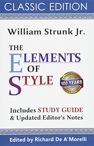 Book Cover The Elements of Style (Classic Edition, 2017)