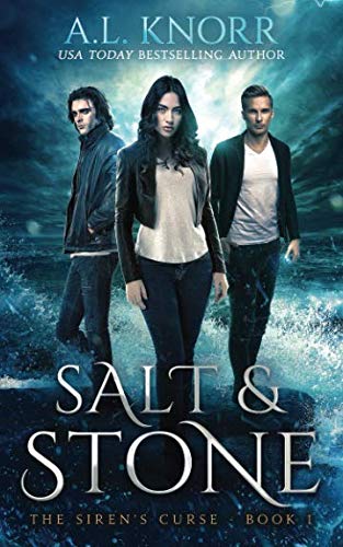 Book Cover Salt & Stone: A Water Elemental Novel & Mermaid Fantasy (The Siren's Curse)