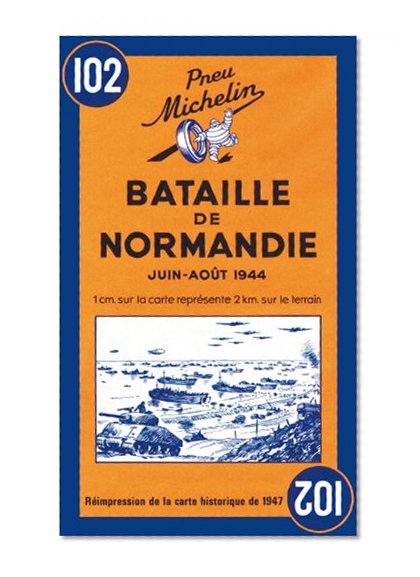 Book Cover Michelin Battle of Normandy Map No.102
