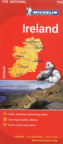 Book Cover Michelin Ireland Map 712 (Maps/Country (Michelin))