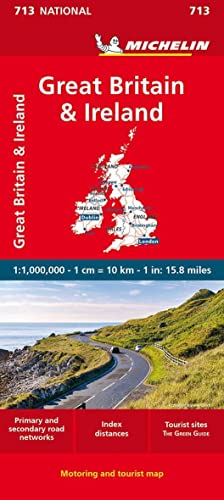 Book Cover Michelin Great Britain & Ireland Map 713 (Maps/Country (Michelin))
