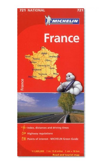 Book Cover Michelin France Map 721 (Maps/Country (Michelin))