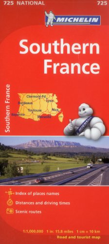 Book Cover Michelin France, South Map 725 (Maps/Country (Michelin))
