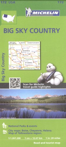 Michelin USA Big Sky Country Map 172 (Michelin Zoom USA Maps)