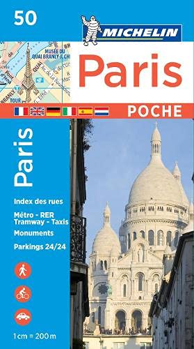 Book Cover Michelin Paris Pocket Map 50 (Plan Poche)