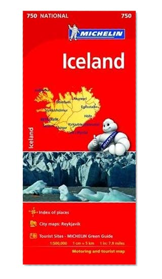 Iceland - Michelin National Map 0750 (Michelin National Maps)