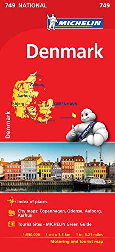 Denmark - Michelin National Map 749: Map (Michelin National Maps, 749)