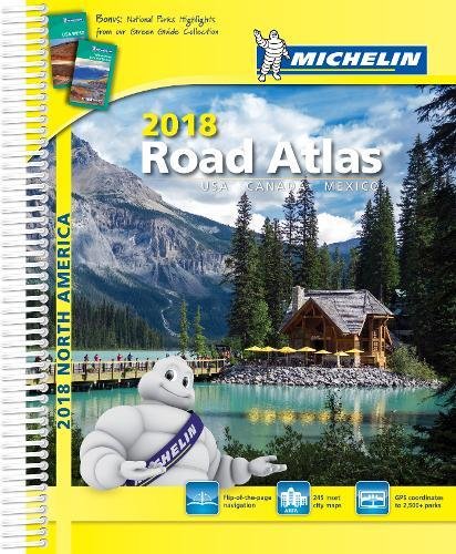 Book Cover Michelin North America Road Atlas 2018