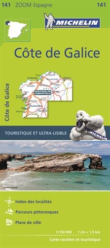 Carte Cote de Galice Michelin