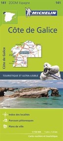 Carte Cote de Galice Michelin
