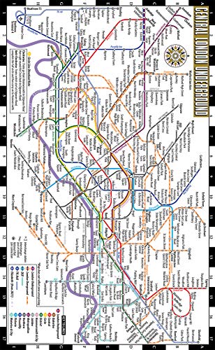 Book Cover Streetwise London Underground Map - Laminated Map of the London Underground, England (Michelin Streetwise Maps)