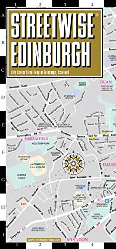 Book Cover Streetwise Edinburgh Map - Laminated City Center Street Map of Edinburgh, Scotland (Michelin Streetwise Maps)