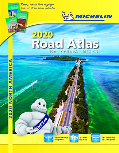 Book Cover Road Atlas 2020 - USA, Canada, Mexico (A4-Spiral): Tourist & Motoring Atlas A4 spiral (Michelin Road Atlases)