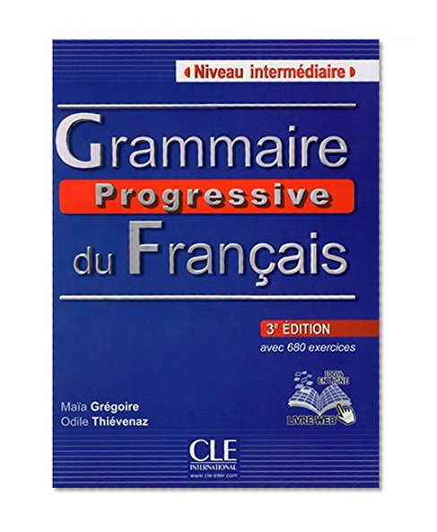 Book Cover Grammaire Progressive Du Francais - Nouvelle Edition: Livre Intermediaire 3e Edition + Cd-audio (Collec Progress) (French Edition)