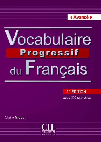 Book Cover Vocabulaire Progressif du Francais - Nouvelle Edition: Livre + Audio CD (Niveau Avance) (French Edition)