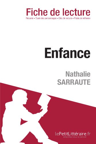Enfance de Nathalie Sarraute (Fiche de lecture) (French Edition)