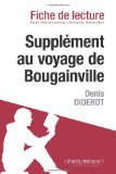 Le supplÃ©ment au voyage de Bougainville de Diderot (Fiche de lecture) (French Edition)
