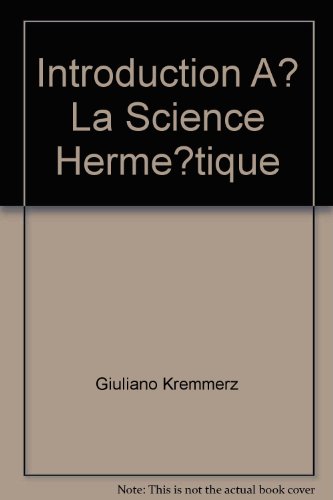 Introduction à la science hermétique