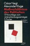Massverhaltnisse des Politischen: 15 Vorschlage zum Unterscheidungsvermogen (German Edition)