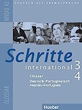Schritte international 3+4. Niveau A2. Glossar Deutsch - Portugiesisch - AlemÃ£o-PortuguÃªs