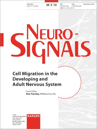 Cell Migration in the Developing and Adult Nervous System: Special Topic Issue:Â 'Neurosignals 2012, Vol. 20, No. 3'